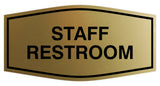 Signs ByLITA Fancy Staff Restroom Sign