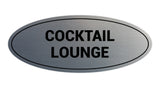 Signs ByLITA Oval Cocktail Lounge Sign