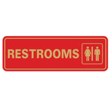 Standard Restrooms Sign