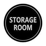 Signs ByLITA Circle Storage Room Sign