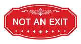 Victorian Not An Exit Sign