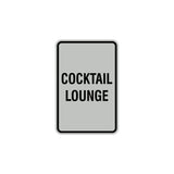 Portrait Round Cocktail Lounge Sign
