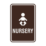Portrait Round Nursery Sign
