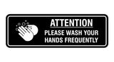 Signs ByLITA Standard Attention Please Wash Your Hands Sign