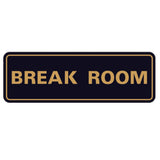 Standard Break Room Sign