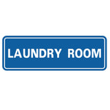Blue Standard Laundry Sign