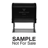 Sample Not For Sale Self Inking Rubber Stamp