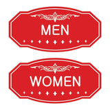 Victorian Men Women Sign Set
