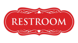 Designer Restroom Sign
