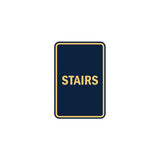 Portrait Round Stairs Sign