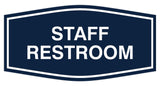 Signs ByLITA Fancy Staff Restroom Sign