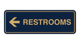 Signs ByLITA Standard RESTROOM (LEFT ARROW) Sign