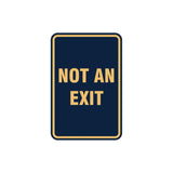 Portrait Round Not An Exit Sign