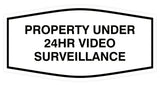 Fancy Property Under 24Hr Video Surveillance Sign