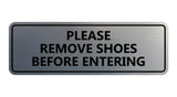 Signs ByLITA Standard Please Remove Shoes Before Entering Sign