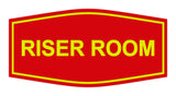Red / Yellow Signs ByLITA Fancy Riser Room Sign