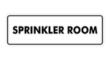Signs ByLITA Standard Sprinkler Room Sign