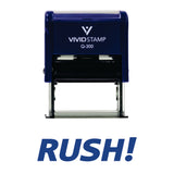 Rush Self Inking Rubber Stamp
