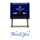 THANK YOU w/ Stars Self Inking Rubber Stamp