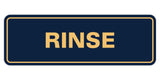 Signs ByLITA Standard Rinse Sign