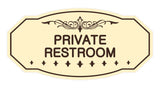 Victorian Private Restroom Sign