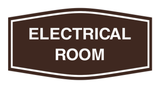 Fancy Electrical Room Sign