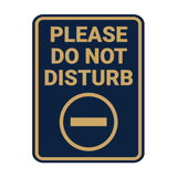 Portrait Round Please Do Not Disturb Wall or Door Sign