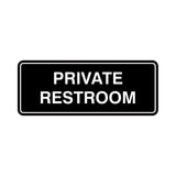 Signs ByLITA Standard Private Restroom Sign