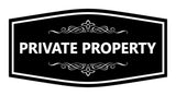 Signs ByLITA Fancy Private Property Sign