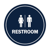 Signs ByLITA Circle All Gender Restroom Sign