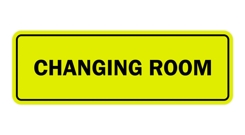 Signs ByLITA Standard Changing Room Sign – Pacific Sign and Stamp