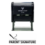 Parent Signature Teacher Self Inking Rubber Stamp
