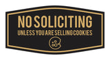 Fancy No Soliciting (Unless You Are Selling Cookies) Wall or Door Sign