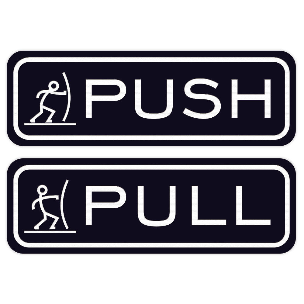 Fun Horizontal Push Pull Door Sign – Pacific Sign and Stamp
