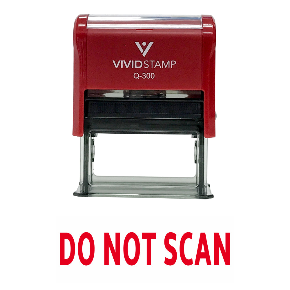 Do Not Scan Self Inking Rubber Stamp
