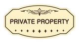 Victorian Private Property Sign