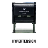 Hypertension Medical Self Inking Rubber Stamp