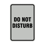 Portrait Round Do Not Disturb Sign