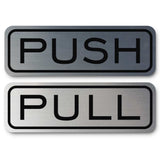 Classic Horizontal Push Pull Door Sign