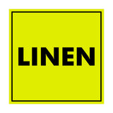 Signs ByLITA Square Linen Sign with Adhesive Tape, Mounts On Any Surface