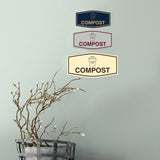 Fancy Compost Wall or Door Sign