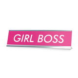 Girl Boss Novelty Desk Sign