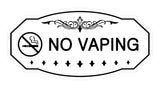 Victorian No Vaping Sign