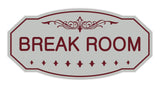 Victorian Break Room Sign