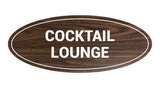 Signs ByLITA Oval Cocktail Lounge Sign