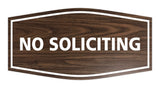 Signs ByLITA Fancy No Soliciting Sign