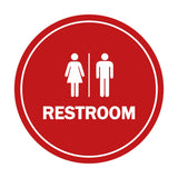 Signs ByLITA Circle All Gender Restroom Sign
