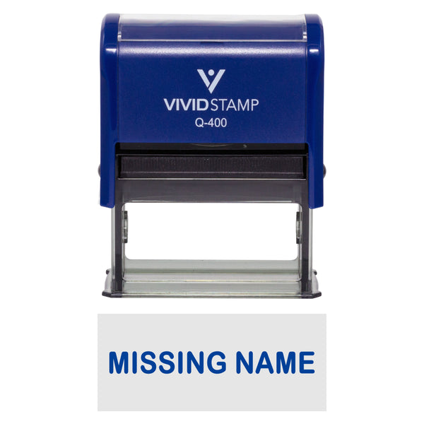 Missing Name Teacher Self-Inking Office Rubber Stamp – Pacific Sign and ...