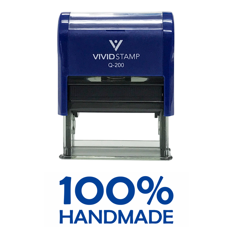 100% Handmade Self Inking Rubber Stamp