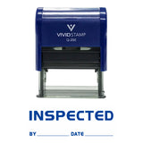 Inspected By Date Self Inking Rubber Stamp